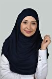 Hazır Türban Büzgülü Pileli Pratik Eşarp Tesettür Hijab - Namaz Örtüsü