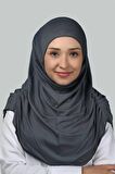 Hazır Türban Büzgülü Pileli Pratik Eşarp Tesettür Hijab - Namaz Örtüsü