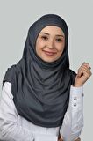 Hazır Türban Büzgülü Pileli Pratik Eşarp Tesettür Hijab - Namaz Örtüsü