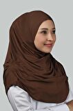 Hazır Türban Büzgülü Pileli Pratik Eşarp Tesettür Hijab - Namaz Örtüsü