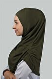 Hazır Türban Büzgülü Pileli Pratik Eşarp Tesettür Hijab - Namaz Örtüsü