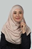 Hazır Türban Büzgülü Pileli Pratik Eşarp Tesettür Hijab - Namaz Örtüsü