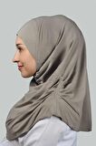 Hazır Türban Büzgülü Pileli Pratik Eşarp Tesettür Hijab - Namaz Örtüsü