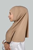 İkili Set Pratik Eşarp Hazır Türban ve Hijab Tesettür Bonesi (XL)