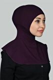 Kadın Tesettür Pratik Boyunluklu Hijab - Sporcu Bone