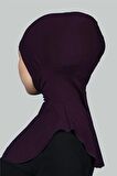 Kadın Tesettür Pratik Boyunluklu Hijab - Sporcu Bone