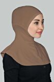 Kadın Tesettür Pratik Boyunluklu Hijab - Sporcu Bone