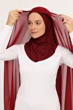 Hazır Lüks Pratik Hijablı  Şifon Şal