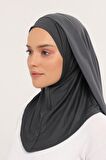 Hazır Lüks Pratik Hijablı  Şifon Şal
