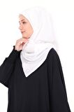 Kadın Saten Krep Düz Parlak Abiye Eşarp