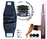 SILKY - Erkek köpekler için Çiş Bel Bandı  / Yıkanabilir   ( Lacivert - Medium )