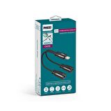 Phixi Basic CA115 Ligthning to Lightning ve 3,5mm Jack Çevirici Kablo