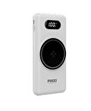 Phixi Force PW12 10000mAh 22.5W MagSafe Kendinden Kablolu Şarj Cihazı - Kablosuz Powerbank - 1 USB 1 PD Port 4 Kablo Çıkışı - LED Ekran - Taşınabilir Şarj Cihazı