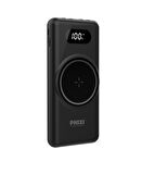 Phixi Force PW12 10000mAh 22.5W MagSafe Kendinden Kablolu Şarj Cihazı - Kablosuz Powerbank - 1 USB 1 PD Port 4 Kablo Çıkışı - LED Ekran - Taşınabilir Şarj Cihazı