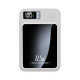 Phixi Force PW5 5000mAh 22.5W MagSafe Powerbank  - Kablosuz Mini Şarj Cihazı - 1 USB 1 PD Port - Dijital Ekran - Taşınabilir Şarj Cihazı