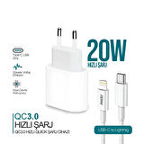 PHİXİ UPD4118L ULTIMATE 20W LIGHTNING HIZLI ŞARJ CİHAZI 
