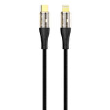 PHİXİ FORCE CB421L HASIR ÖRGÜ VE EKSTRA GÜÇLENDİRİLMİŞ BAŞLIKLI TYPE-C TO LIGHTNING HIZLI ŞARJ VE DATA KABLO