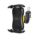 Phixi Force MT10  Dikiz Ayna Baglantili Otomatik Motosiklet ve Bisiklet Telefon Tutucu