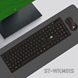 Steep Solid ST-WKM01S Ofis Tipi Standart Kablosuz Klavye - Mouse Set
