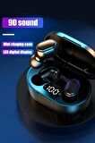E7s Bluetooth Kulaklık Extra Bass Hd Ses Çift Mikrofon Universal Kablosuz Kulaklık Siyah