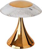 LW-31 Abajur Kristal Elmas Masa Lambası Romantik Akrilik Led Gece Lambası Gold