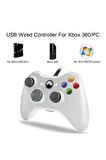 Torima Xbox 360/pc Uyumlu Kablolu Joystick Gamepad Controller