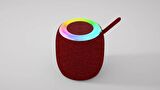 Torima D10 Taşınabilir Rgb Ledli Bluetooth Hoparlör Usb-Fm Radyo Kırmızı
