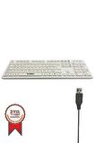 Torima TK-02 Kablolu Standart Q Klavye Beyaz
