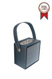 Torima X2 Taşınabilir Wooden Case Bluetooth Hoparlör Siyah