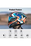 Torima Bluetooth Motosiklet Kulaklığı Intercom Siyah Motorsiklet Kulaklık