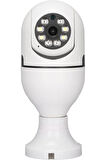 360° Full Hd 1080p Ampül Smart Ip Kamera 
