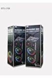 Torima 1708 Taşınabilir Rgb Ledli Bluetooth Hoparlör Usb-Tf Siyah