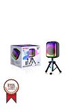 Torima NDR-102B Siyah RGB Ledli Dahili Mikrofon&Kumanda Bluetooth Hoparlör Siyah