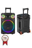 Torima BTS-1785 Siyah RGB Ledli Dahili Mikrofon Bluetooth Hoparlör