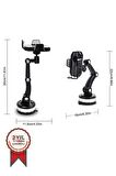 Torima JX-028 Siyah Evrensel 360° Dönen Araba Telefon Tutucusu
