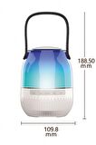 Torima Beyaz D22 Taşınabilir Bluetooth Hoparlör