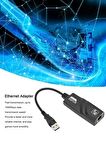 Torima Siyah YD-74 USB 3.0 Ethernet Adaptörü