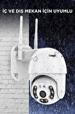 Torima CMR-12 Beyaz 360° Görüş Hareketli Wi-Fi Akıllı IP Güvenlik Kamerası
