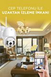 Torima CMR-12 Beyaz 360° Görüş Hareketli Wi-Fi Akıllı IP Güvenlik Kamerası