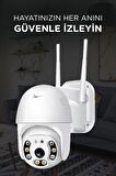 Torima CMR-12 Beyaz 360° Görüş Hareketli Wi-Fi Akıllı IP Güvenlik Kamerası