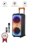 TORİMA NDR-1095 Siyah Taşınabilir Büyük Boy Rgb Bluetooth Mikrofonlu Parti Hoparlör