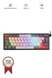 Torima TK-06 Mekanik Rgb Işıklı Kablolu Q Klavye Beyaz