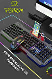 Torima TMK-06 Gaming Rgb Işıklı Kablolu Q Klavye ve Mouse Seti Siyah