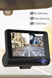 Torima TA-02 Siyah 1080p Araç içi 3 Kameralı Gece Görüşlü , G-sensör , Geri Görüş Kameralı Yol Kayıt Araç Kamerası