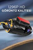 Torima TA-03 Siyah 1296p Araç içi 2 Kameralı Lcd Ekranlı Gece Görüşlü , G-sensör , Yol Kayıt Araç Kamerası