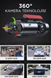 Torima TA-03 Siyah 1296p Araç içi 2 Kameralı Lcd Ekranlı Gece Görüşlü , G-sensör , Yol Kayıt Araç Kamerası