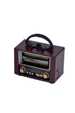 Torima Ns-02 Brown Nostajik Radyo Bluetooth Hoparlör 