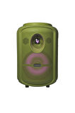 Torima KTS-2111 Yeşil RGB Ledli Mikrofonlu Tekerlekli Bluetooth Hoparlör Speaker