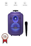Torima KTS-2111 Mor RGB Ledli Mikrofonlu Tekerlekli Bluetooth Hoparlör Speaker