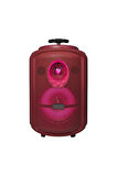 Torima KTS-2111 Kırmızı RGB Ledli Mikrofonlu Tekerlekli Bluetooth Hoparlör Speaker